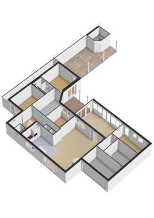 Floorplan - De Gouwe 15, 1121 GC Landsmeer